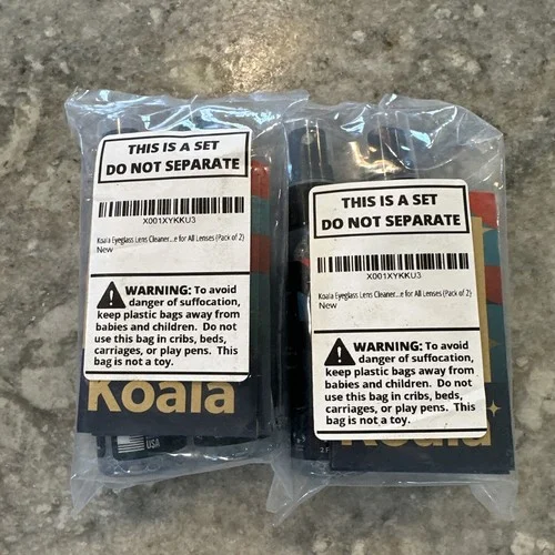 Koala Eyeglass Lens Cleaner Spray Kit-2Ounce bottles + 2 Koala Cloth-2 kits 2