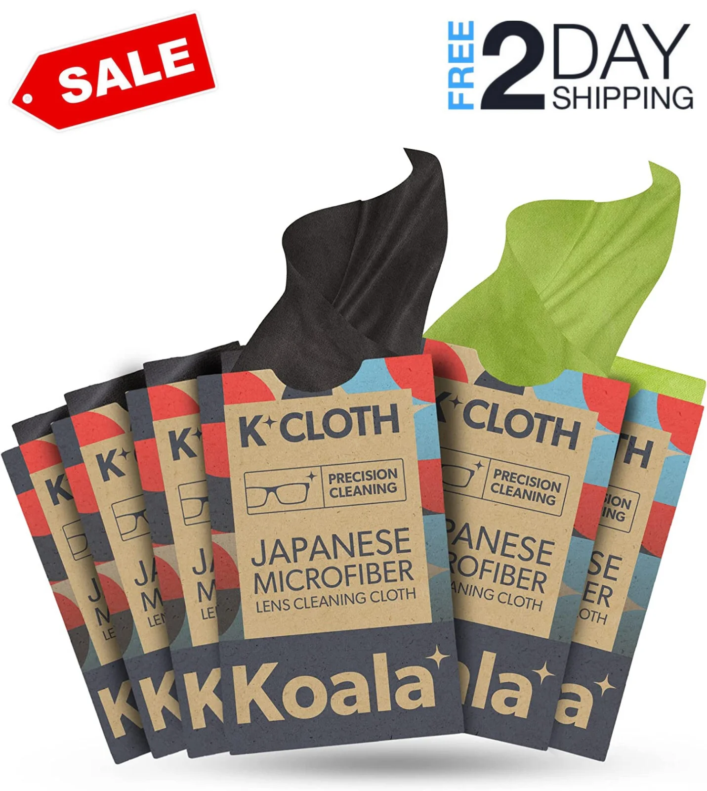 Koala Kloth Microfiber Cleaning Cloth | Eyeglass Lens Cleaner | Glasses Phone