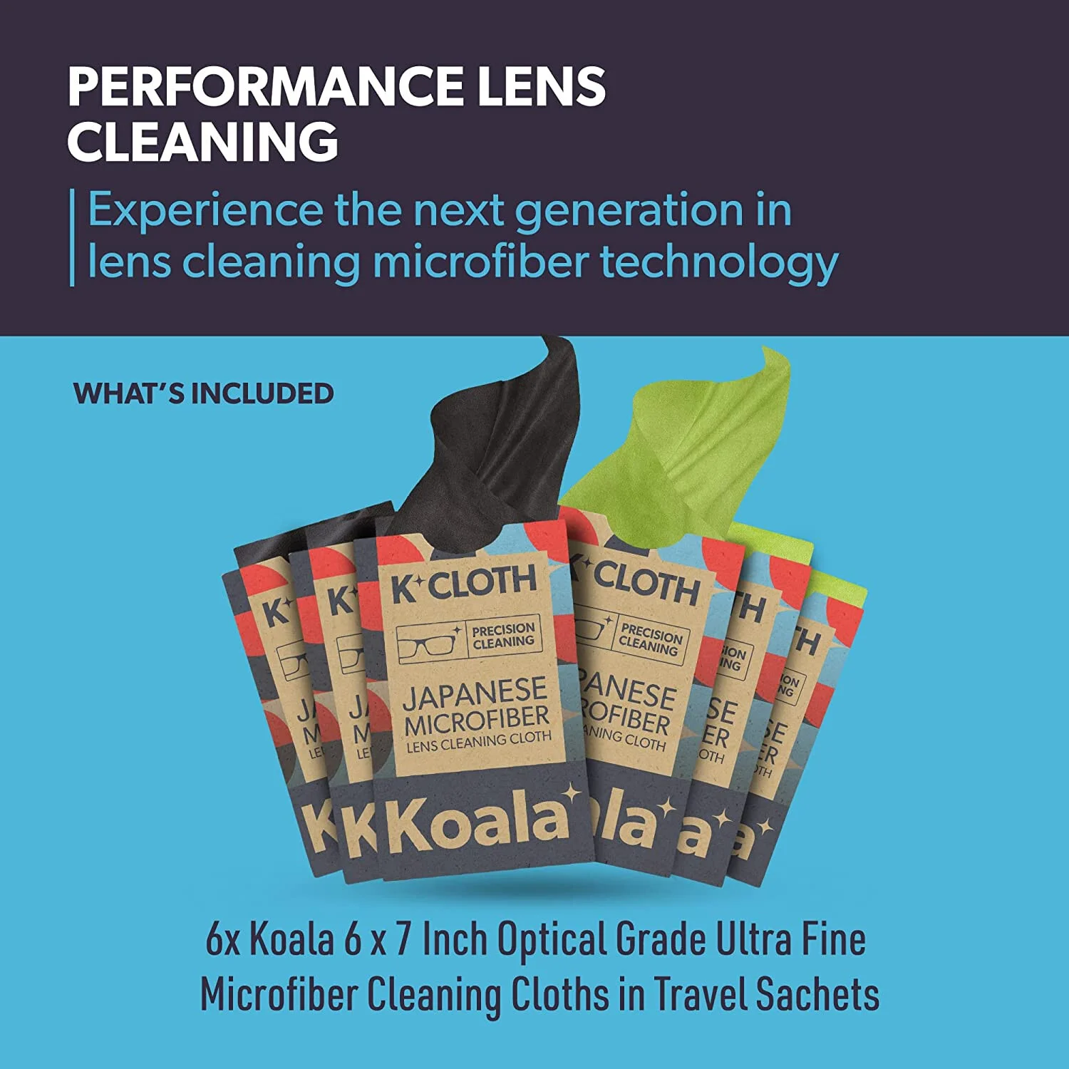 Koala Kloth Microfiber Cleaning Cloth | Eyeglass Lens Cleaner | Glasses Phone 3